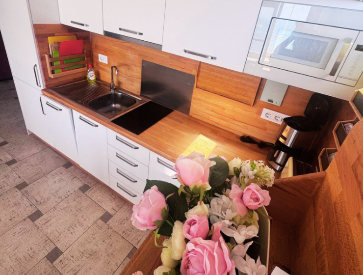 apartmány u moře Albánie výhled na moře exteriér