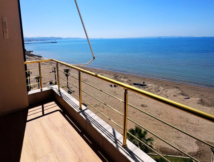 apartmány u moře Albánie výhled na moře exteriér