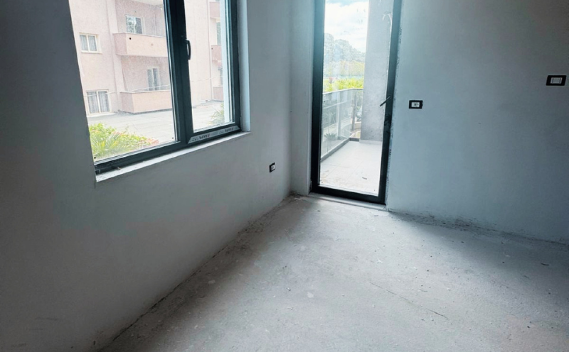 Modern apartment in new residential project in Mali i Robit, Albania, 2nd floor, near the sea, future shared swimming pool