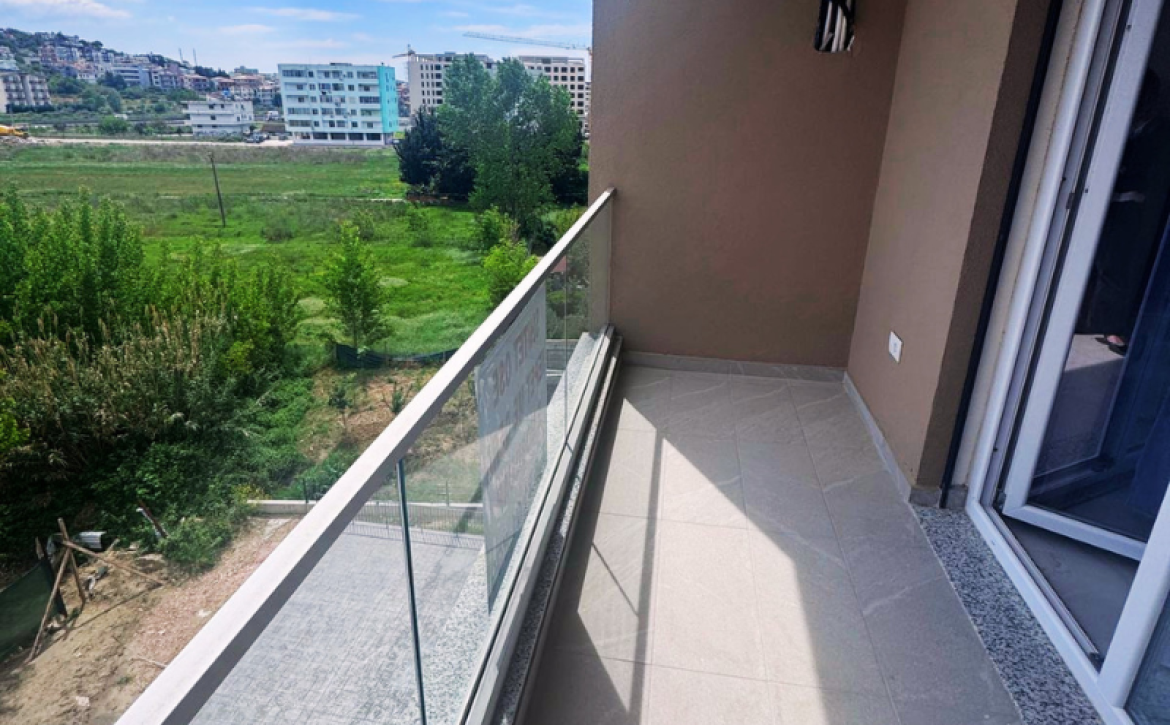Modern fully furnished 2-room apartment in new building in Golem, Albania, 57.3 m², located 950 meters from the sea