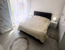 Modern fully furnished 2-room apartment in new building in Golem, Albania, 57.3 m², located 950 meters from the sea