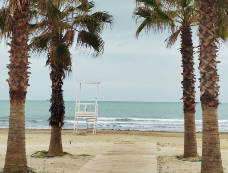 Modern apartment in new residential building, 5th floor, shared swimming pool in courtyard, Albania development, under construction