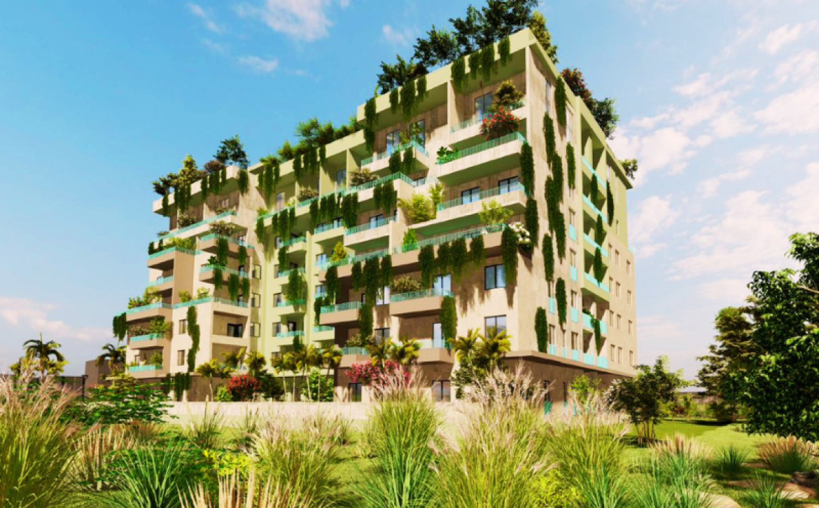 Modern residential complex with spacious studio apartments near the beach in Golem, Durrës