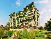 Modern residential complex with spacious studio apartments near the beach in Golem, Durrës
