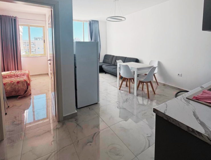 Modern 2-bedroom seaside apartment with sea view in Durrës Plazh