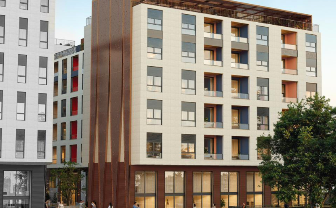 Moderní apartmánový komplex VM Residence v Albánii u moře s hotelovým bazénem a SPA