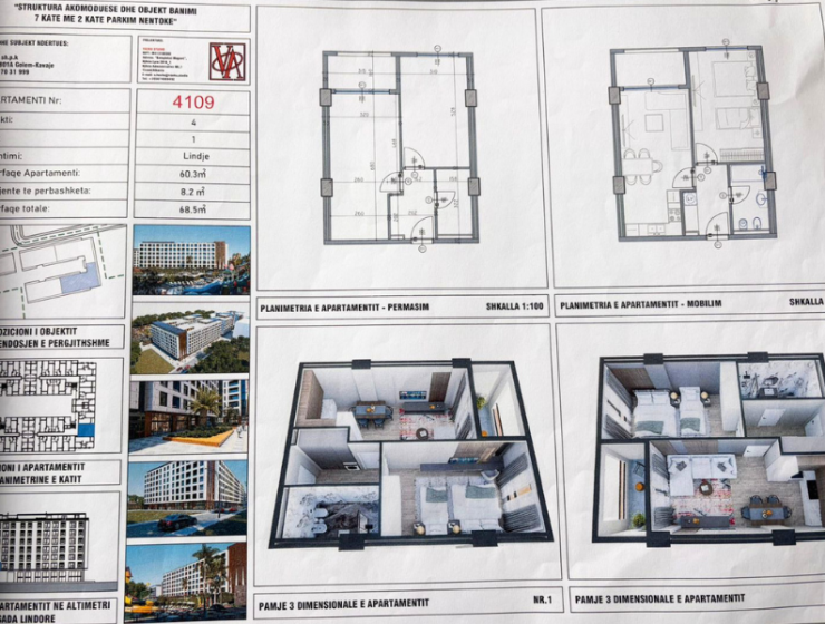 Moderní apartmánový komplex VM Residence v Albánii u moře s hotelovým bazénem a SPA