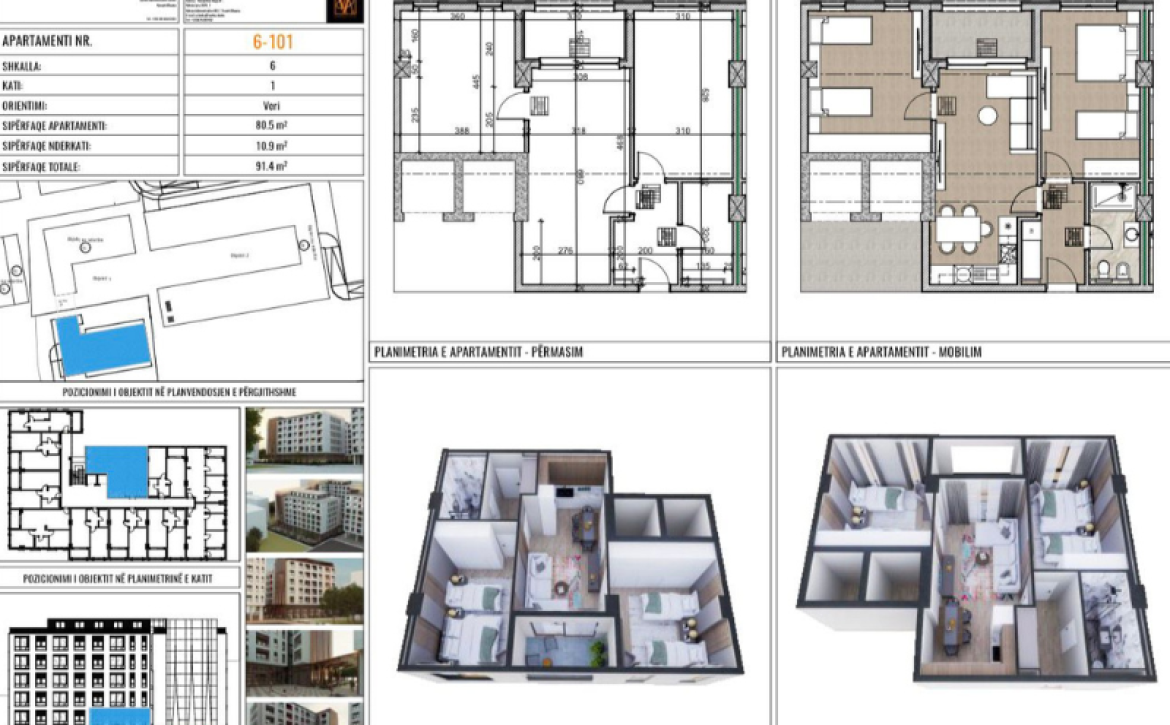 Moderní apartmánový komplex VM Residence v Albánii u moře s hotelovým bazénem a SPA