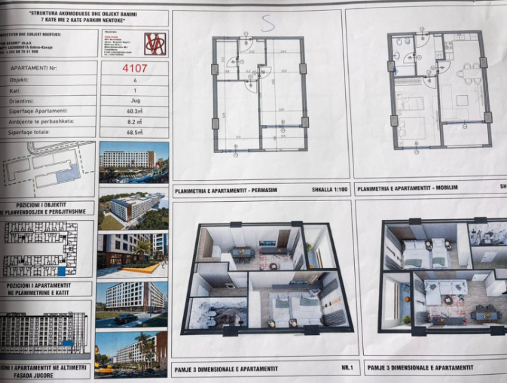 Moderní apartmánový komplex VM Residence v Albánii u moře s hotelovým bazénem a SPA