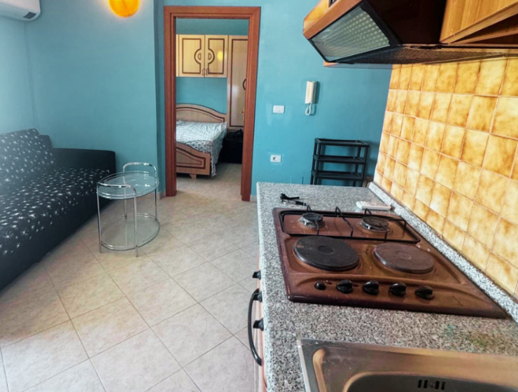 Modern 1-bedroom apartment with balcony near the beach