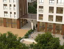 Moderní apartmánový komplex VM Residence v Albánii u moře s hotelovým bazénem a SPA