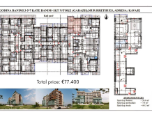 Modern residential complex with spacious studio apartments near the beach in Golem, Durrës