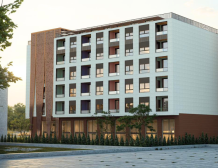 Moderní apartmánový komplex VM Residence v Albánii u moře s hotelovým bazénem a SPA