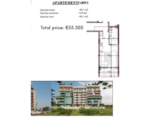 Modern residential complex with spacious studio apartments near the beach in Golem, Durrës