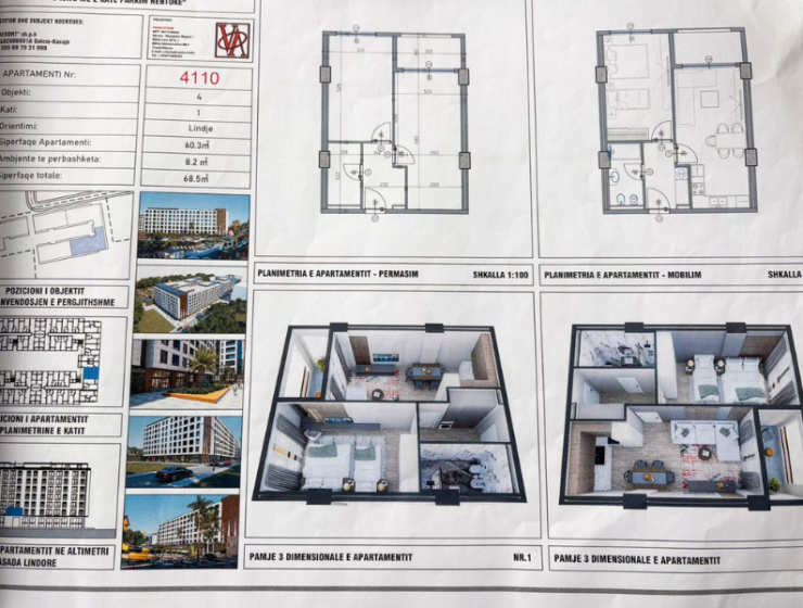 Moderní apartmánový komplex VM Residence v Albánii u moře s hotelovým bazénem a SPA