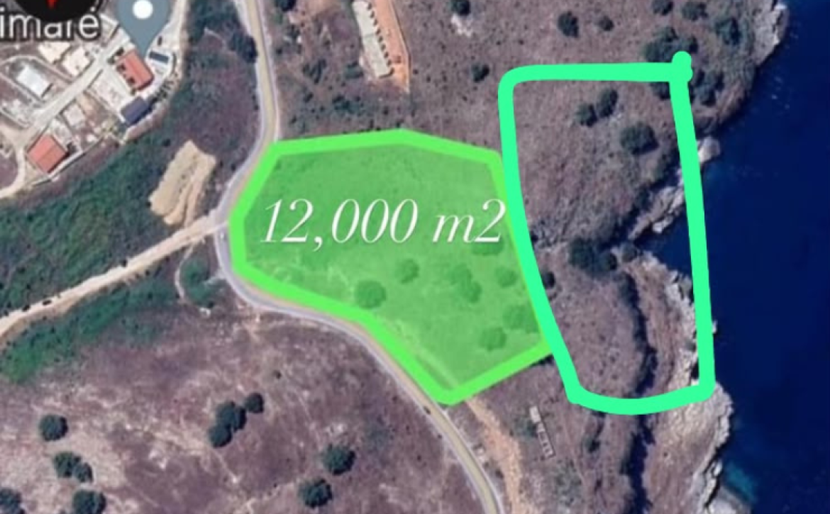 stavební pozemek 1,2 ha s výhledem na moře u Himarë | Albania Home
