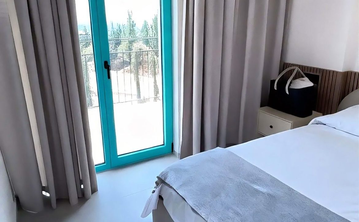 Santorini village bedroom