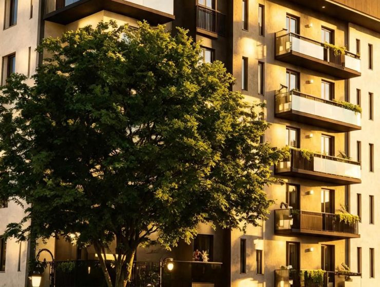 Modern apartment building under construction in Golem Albania 350m from the sea